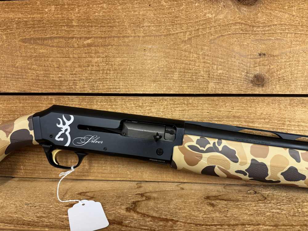 Browning Silver Vintage Tan Camo 12ga 28" 3.5" Chamber NIB 023614849315-img-3