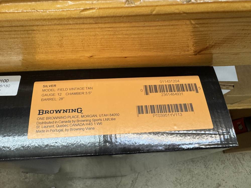 Browning Silver Vintage Tan Camo 12ga 28" 3.5" Chamber NIB 023614849315-img-5