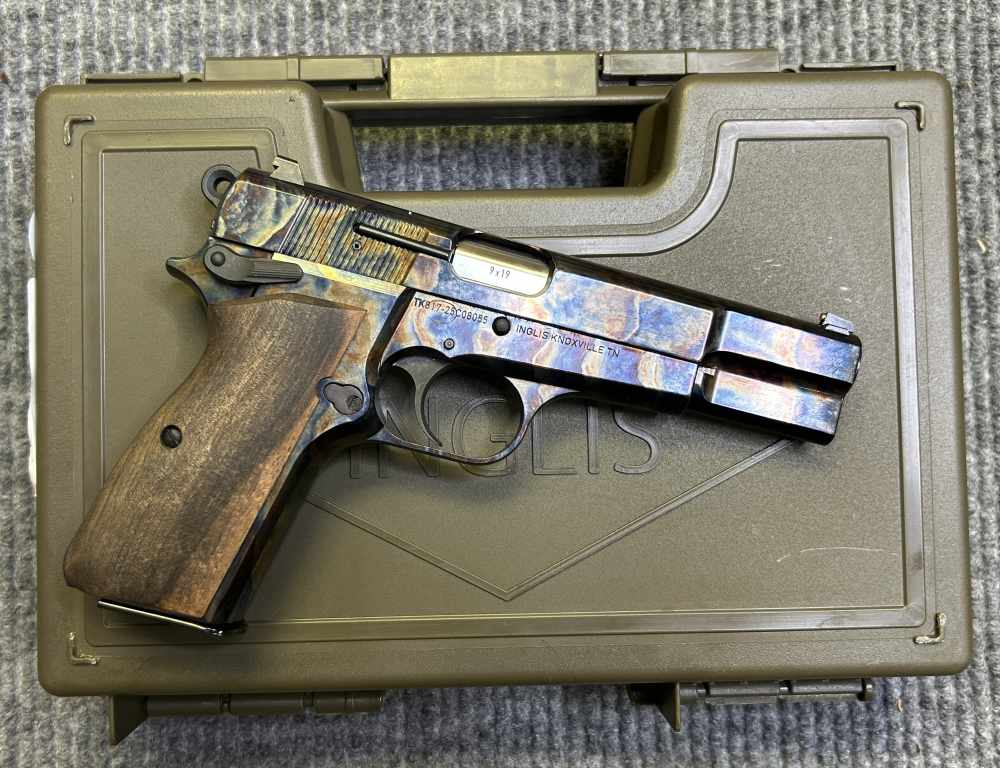 *Never Fired* Inglis P-35 Semi Auto Pistol Case Hardened w/ Two Mags - 9mm-img-0
