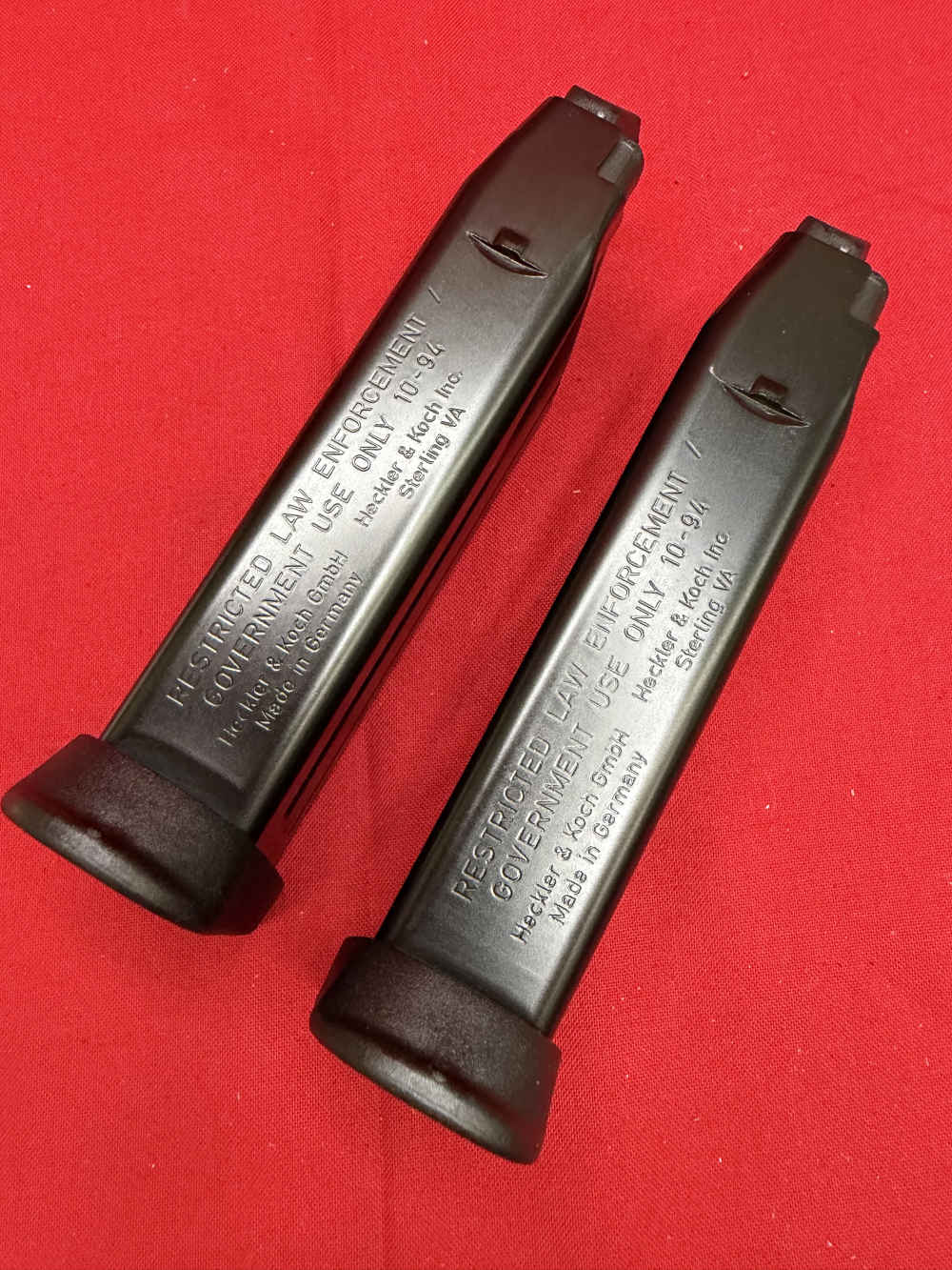 Lot of 2 HK USP 45 12rd Magazines LE GOVT RESTRICTED RARE!  NEW! #SO344-img-1
