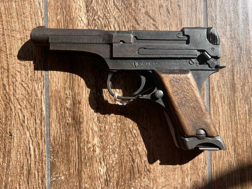 Japanese Type 94 Nambu – 8mm Nambu – August 1944 WWII Production-img-1