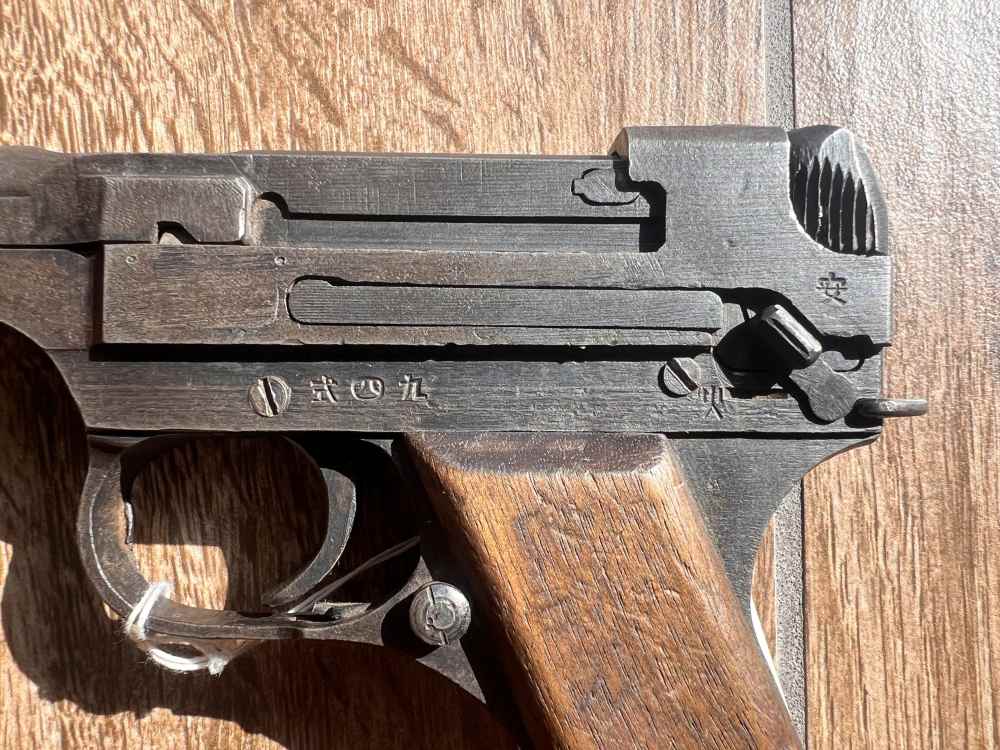 Japanese Type 94 Nambu – 8mm Nambu – August 1944 WWII Production-img-3