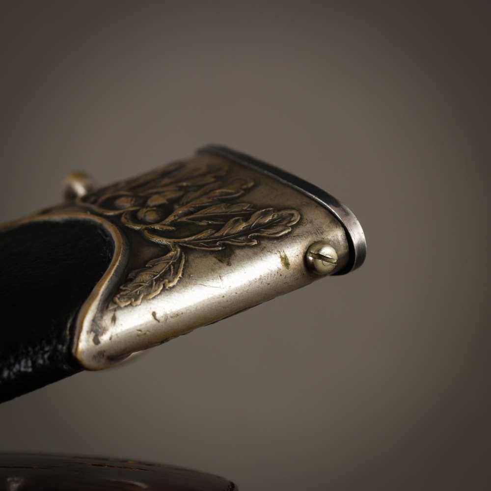 FINE 1933 HIGH HONOR SS DAGGER OAK LEAF SCABBARD DAMASCUS STEEL WW2 GERMANY-img-57