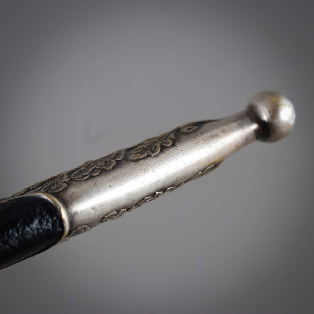 FINE 1933 HIGH HONOR SS DAGGER OAK LEAF SCABBARD DAMASCUS STEEL WW2 GERMANY-img-59