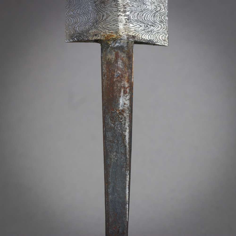FINE 1933 HIGH HONOR SS DAGGER OAK LEAF SCABBARD DAMASCUS STEEL WW2 GERMANY-img-22
