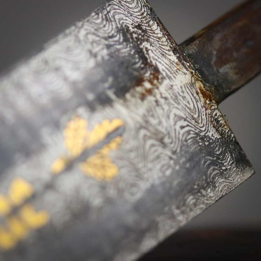 FINE 1933 HIGH HONOR SS DAGGER OAK LEAF SCABBARD DAMASCUS STEEL WW2 GERMANY-img-15