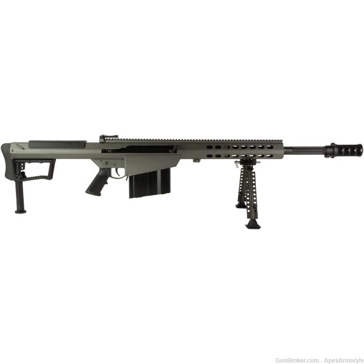 Barrett Firearms M107A1-S 50 BMG Semi Auto Rifle Gray 20" Barrel-img-1