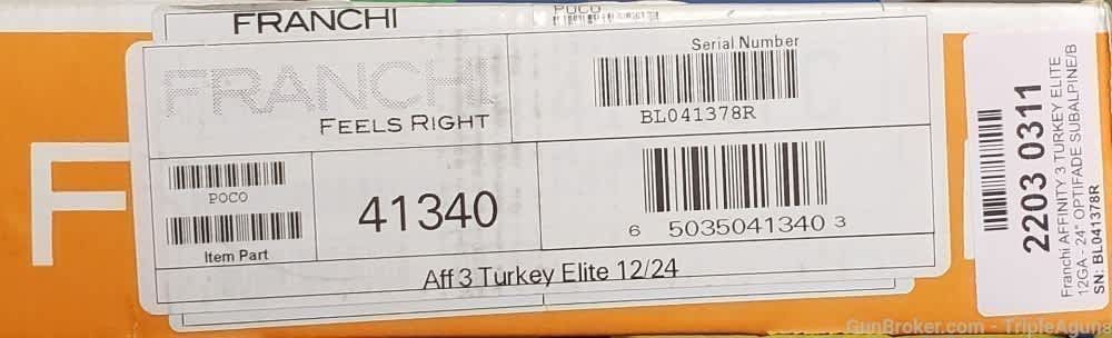 Franchi Affinity 3 Turkey Elite 12ga 24in barrel gore optifade 41340-img-26