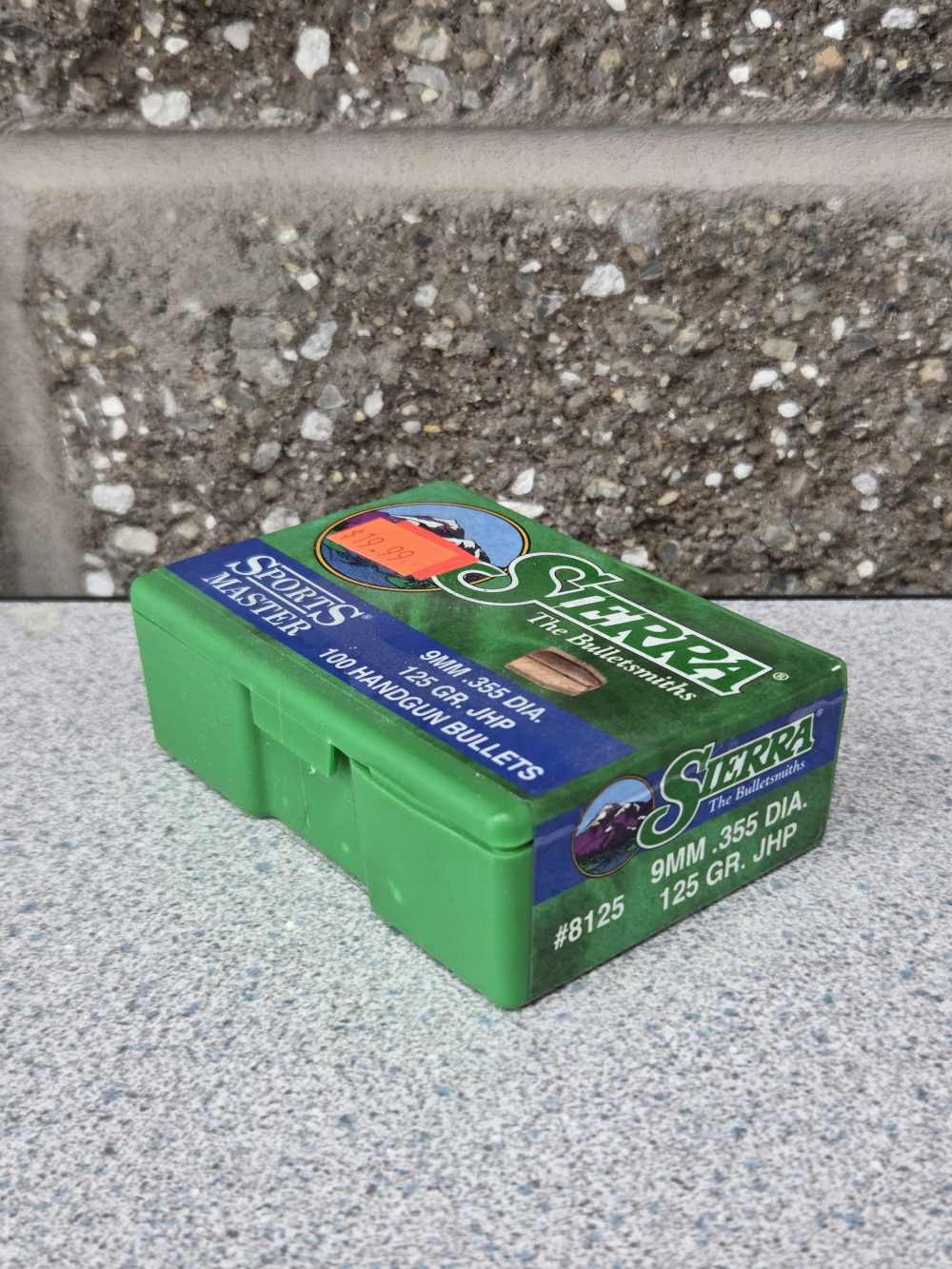Sierra Bullets 100ct 9mm 125gr JHP-img-0