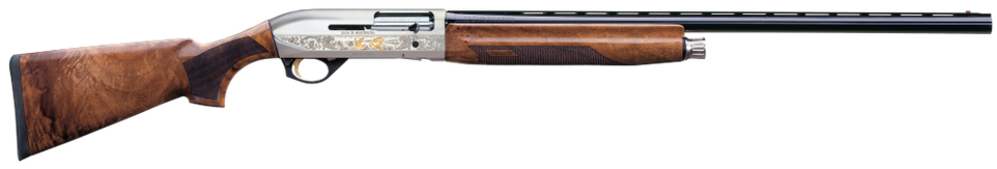 Benelli Montefeltro Featherweight 20 Gauge 2+1 Silver Satin Walnut 24"-img-1
