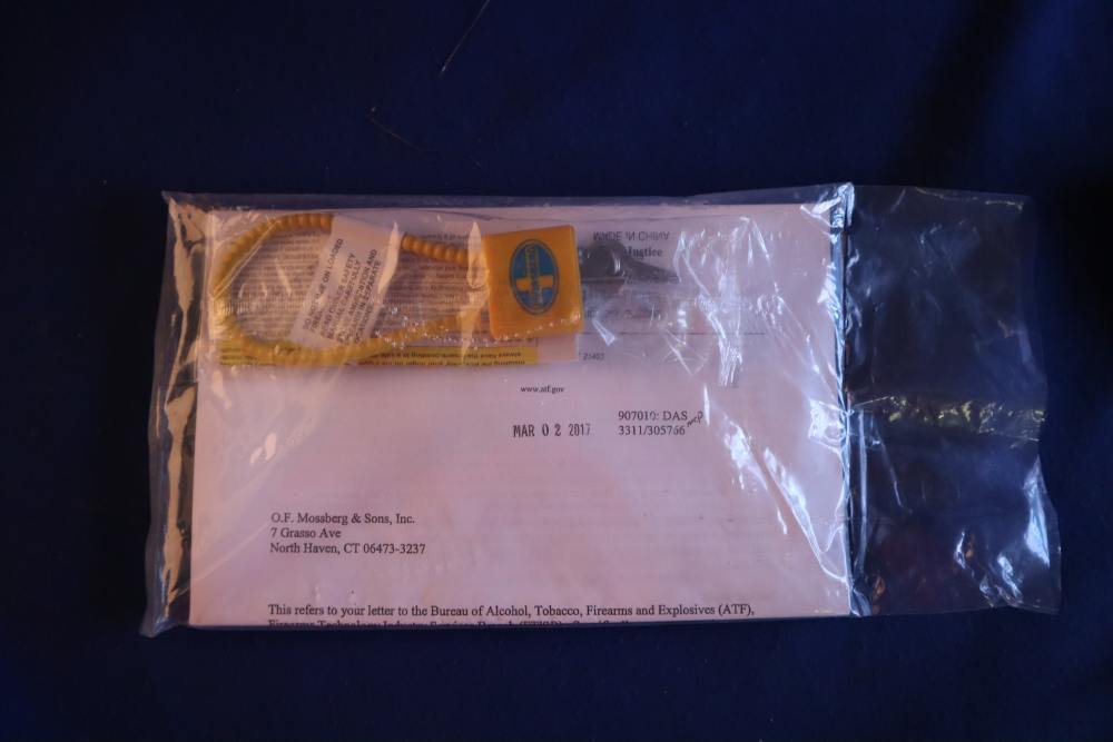 Mossberg 590 shockwave 12ga 3" pistol shotgun 14" in 98% in original box -img-21