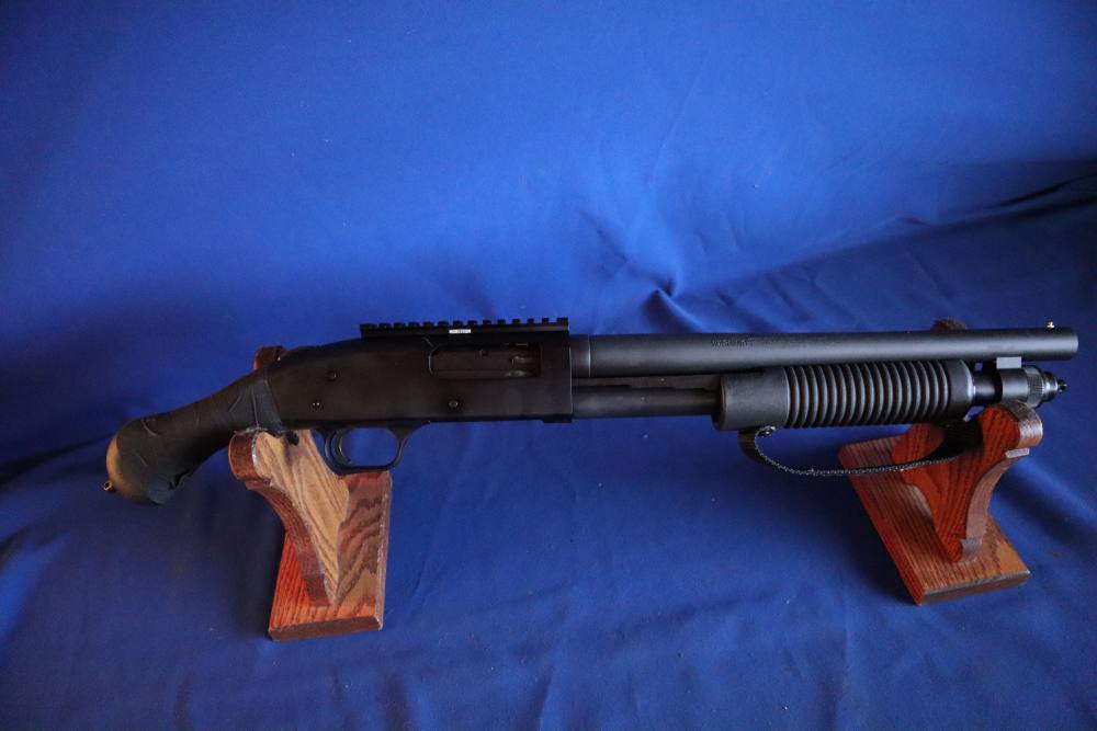 Mossberg 590 shockwave 12ga 3" pistol shotgun 14" in 98% in original box -img-12