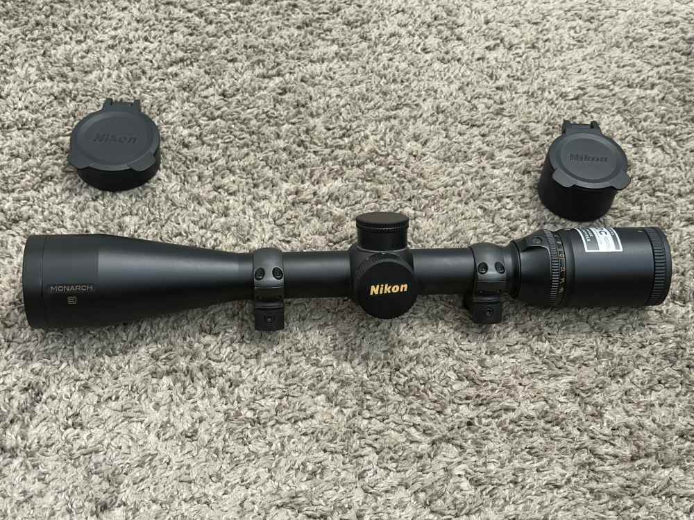 Nikon Monarch 3 4-16x42  mm riflescope 1” tube BDC rare 1/4” nice matte AO-img-0