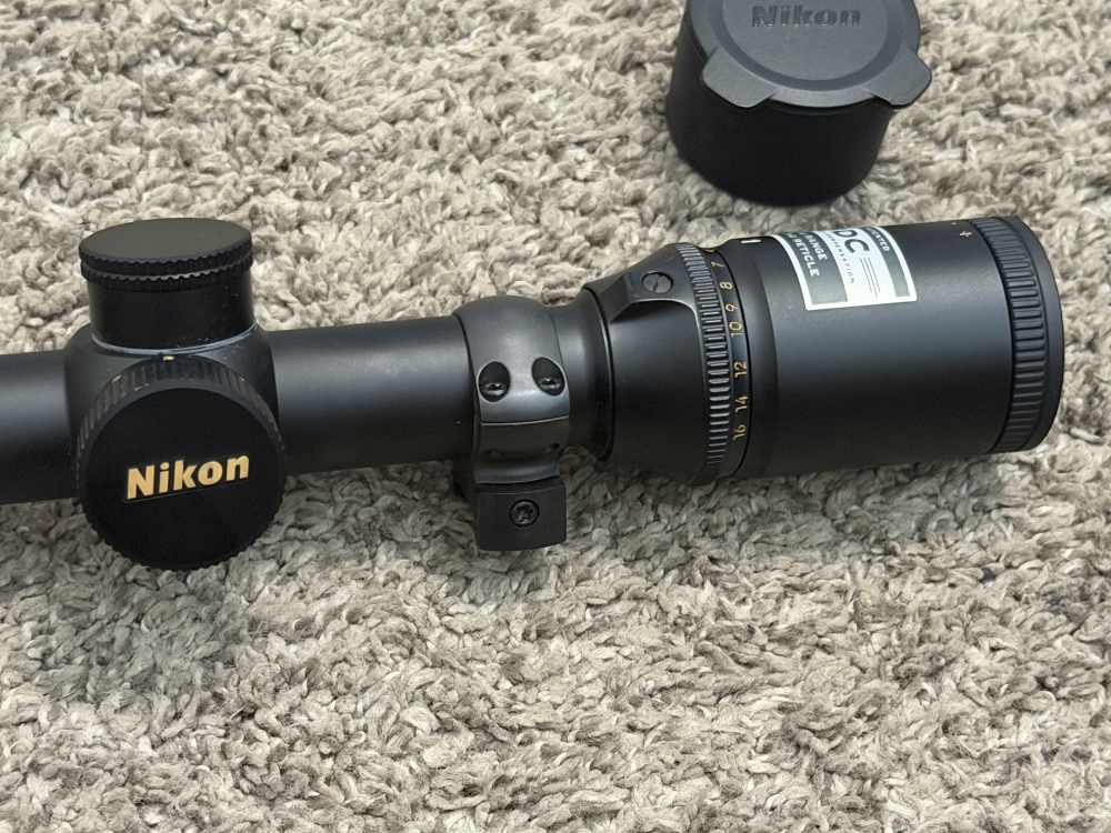 Nikon Monarch 3 4-16x42  mm riflescope 1” tube BDC rare 1/4” nice matte AO-img-1