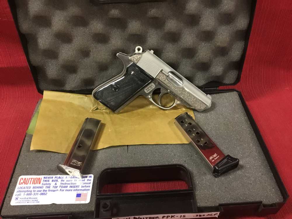 Walther PPK/S-1 380ACP Premier 1-400 Engraved-img-1