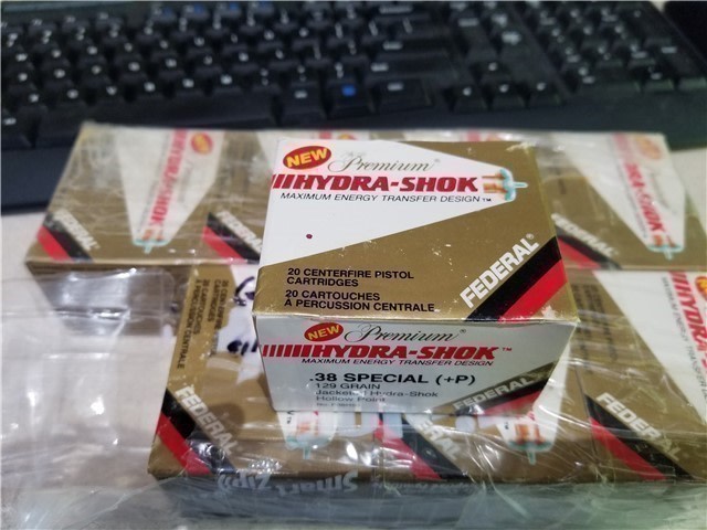Vintage Original Federal Hydra Shok .38 Special-img-0
