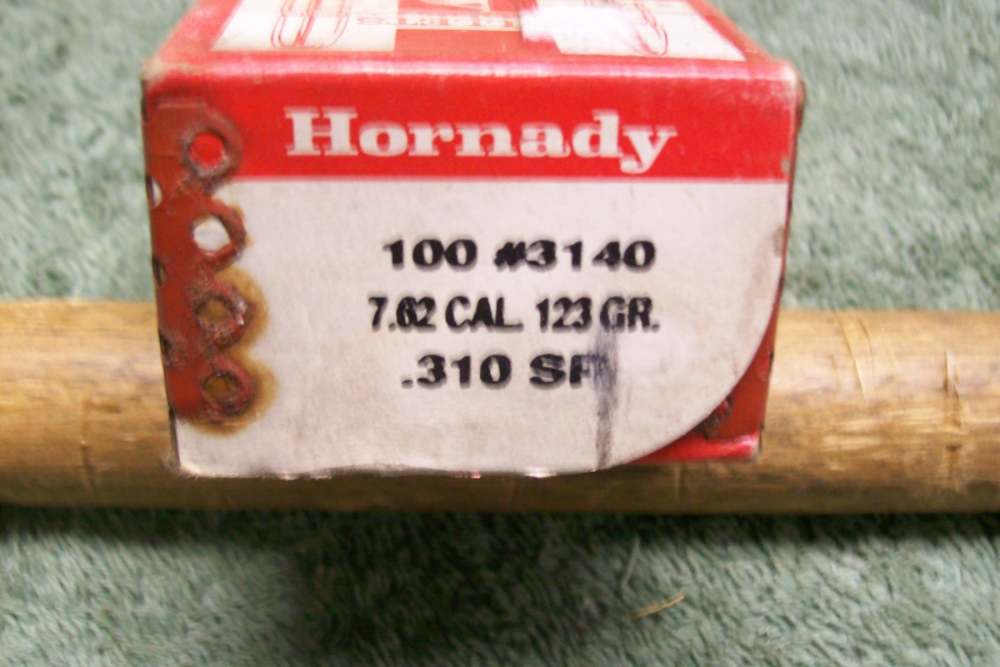 Box 100 Hornady 7.62Cal .310 diameter 123 gr SP Bullets-img-1