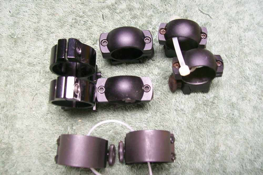 4 Sets of Rings One 30 MM & 3 ea 1"-img-1
