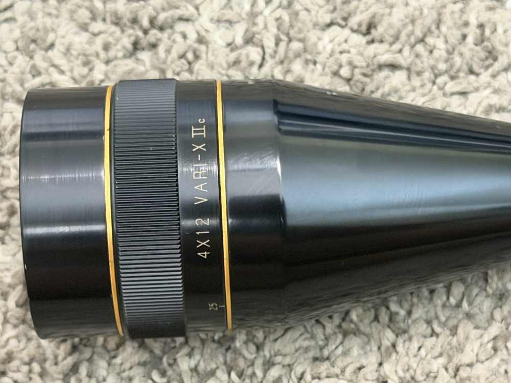 Leupold Vari-X II 4-12 riflescope gloss 1” tube Duplex reticle 2 MOA-img-7