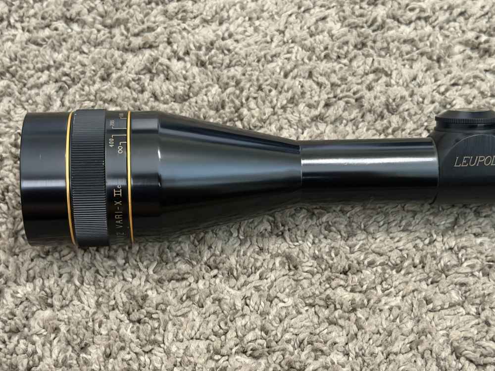 Leupold Vari-X II 4-12 riflescope gloss 1” tube Duplex reticle 2 MOA-img-2
