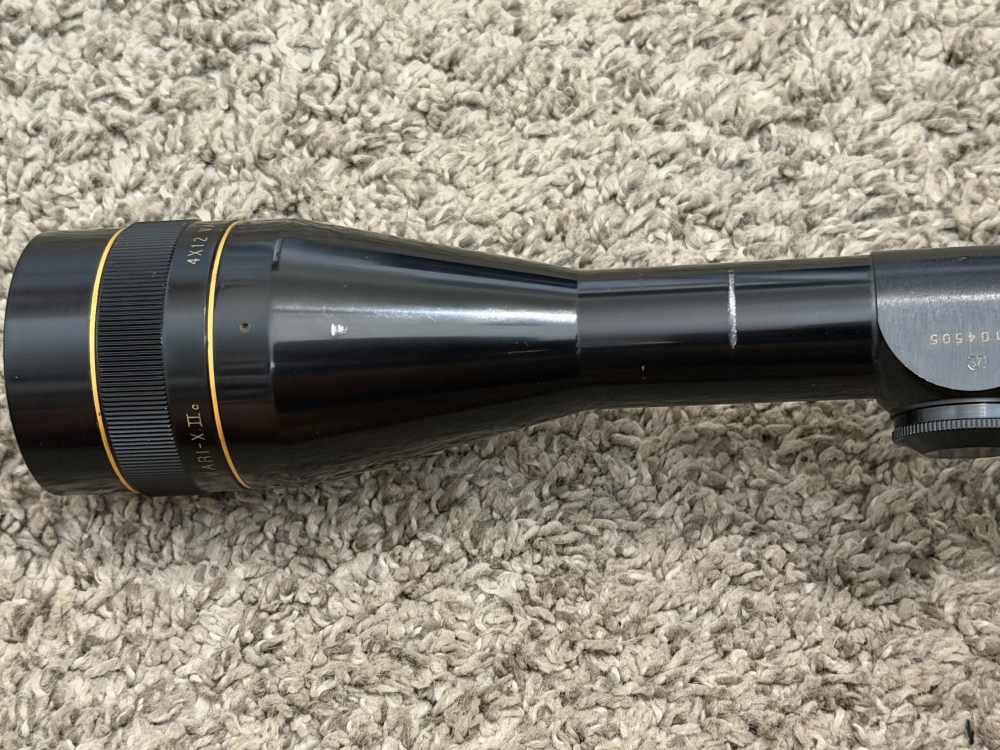 Leupold Vari-X II 4-12 riflescope gloss 1” tube Duplex reticle 2 MOA-img-4