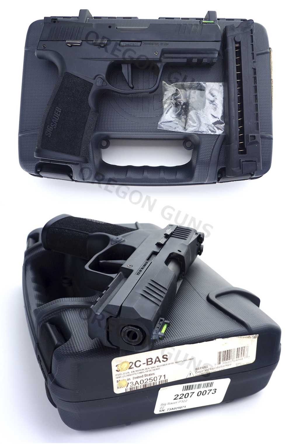 SIG MODEL P322 (C-BAS) .22 LR PISTOL OPTIC READY THREADED BARREL-img-3