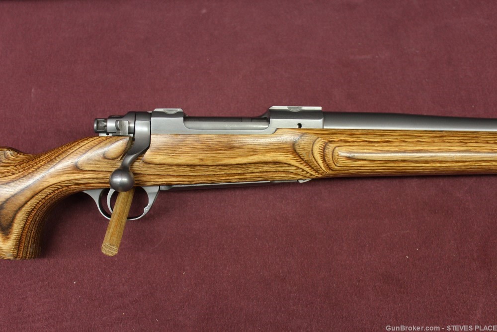 Ruger M77 Mark II Matte Stainless Heavy Barrel Laminate Stock .22-250 -img-2