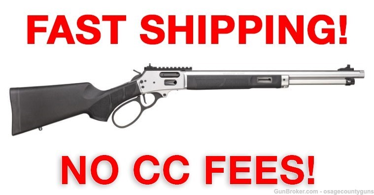 S&W 1854 Lever Action, Stainless/Black - 19.25" - .45 LC-img-0