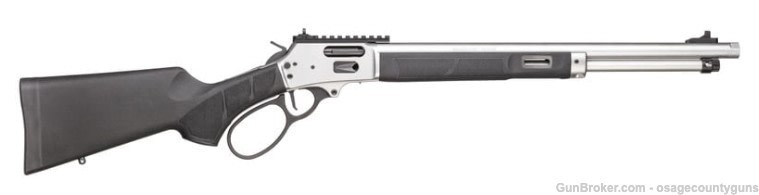 S&W 1854 Lever Action, Stainless/Black - 19.25" - .45 LC-img-1