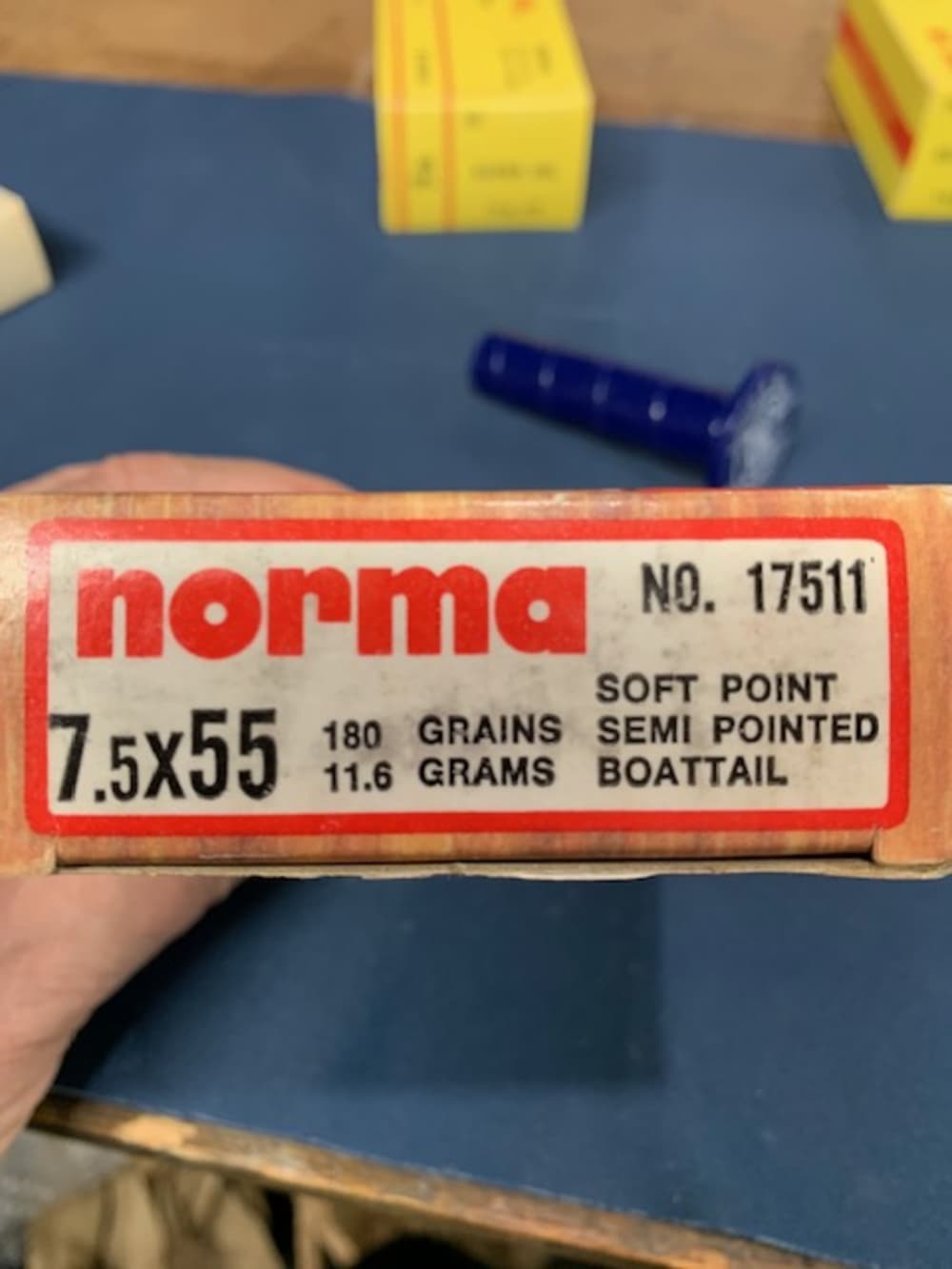 Norma 7.5x55 Ammo 180g. . Pointed Soft Points. 20 Rounds Verified Member-img-0