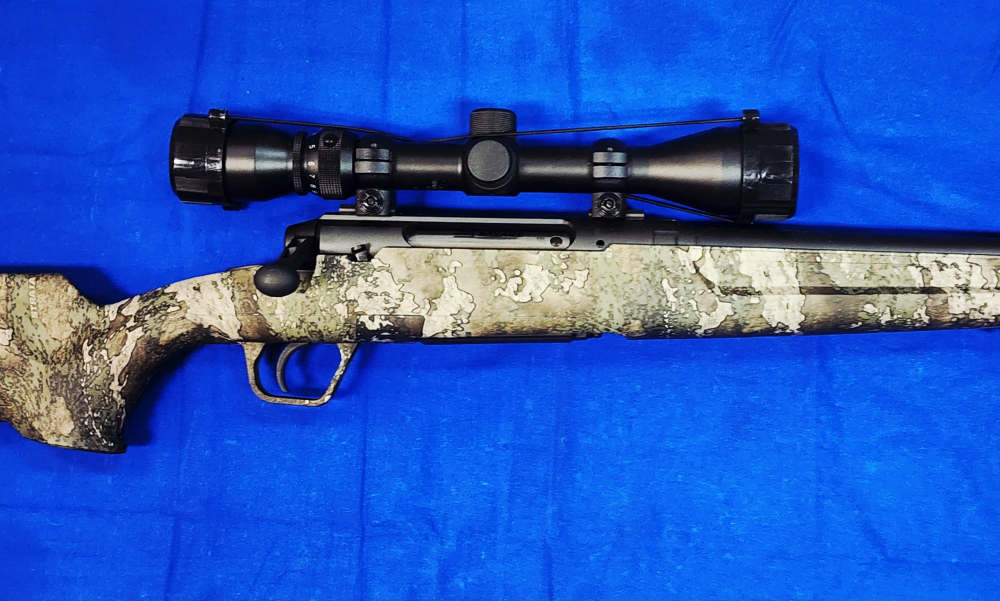 MINT IN BOX SAVAGE AXIS COMPACT .243 WIN 20" CAMO W/ SCOPE -img-7