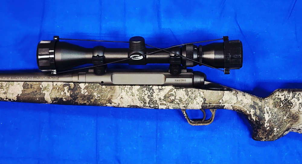 MINT IN BOX SAVAGE AXIS COMPACT .243 WIN 20" CAMO W/ SCOPE -img-4
