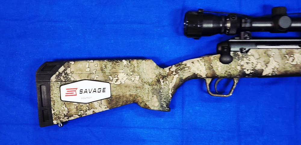 MINT IN BOX SAVAGE AXIS COMPACT .243 WIN 20" CAMO W/ SCOPE -img-6