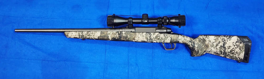 MINT IN BOX SAVAGE AXIS COMPACT .243 WIN 20" CAMO W/ SCOPE -img-1