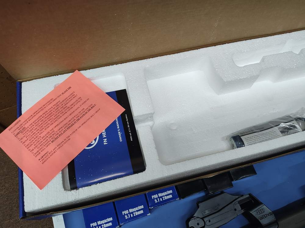 FN PS90 Gen 1 with 12-50rd Magazines and Shell Catch Bag Like New with Box-img-3