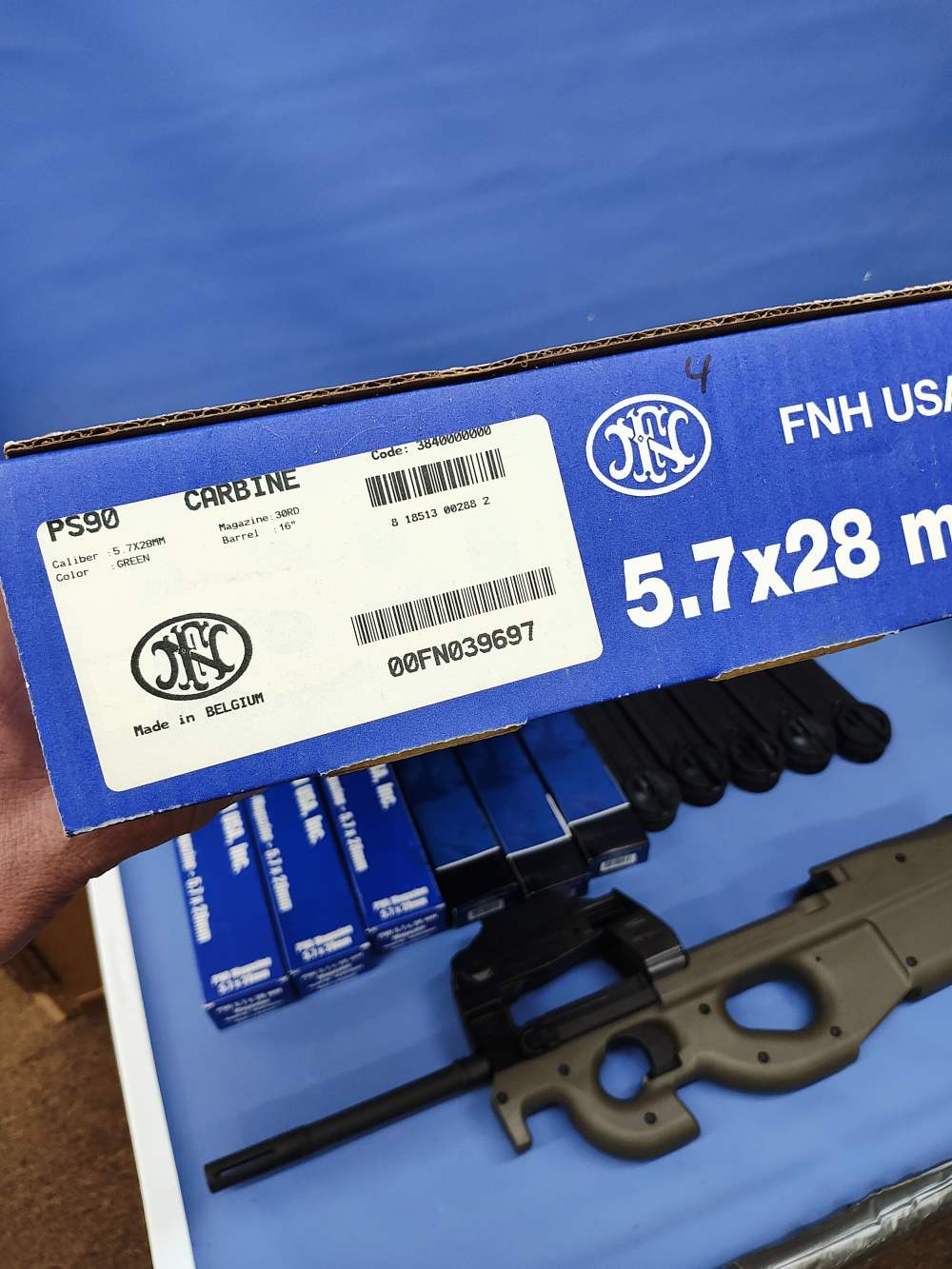 FN PS90 Gen 1 with 12-50rd Magazines and Shell Catch Bag Like New with Box-img-1