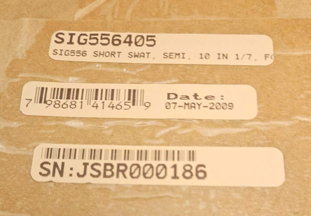 NIB Sig Sauer SIG556 Short SWAT 10" SBR SIG 556 SIG556405 -img-1