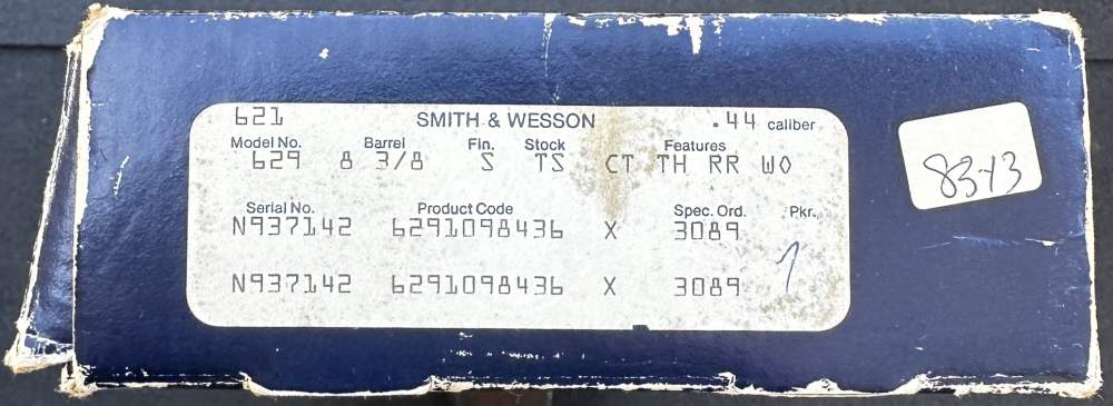 S&W 629-1 .44 Magnum, Discontinued 8 3/8" Barrel, Pre-Lock, Made in 1983-img-46