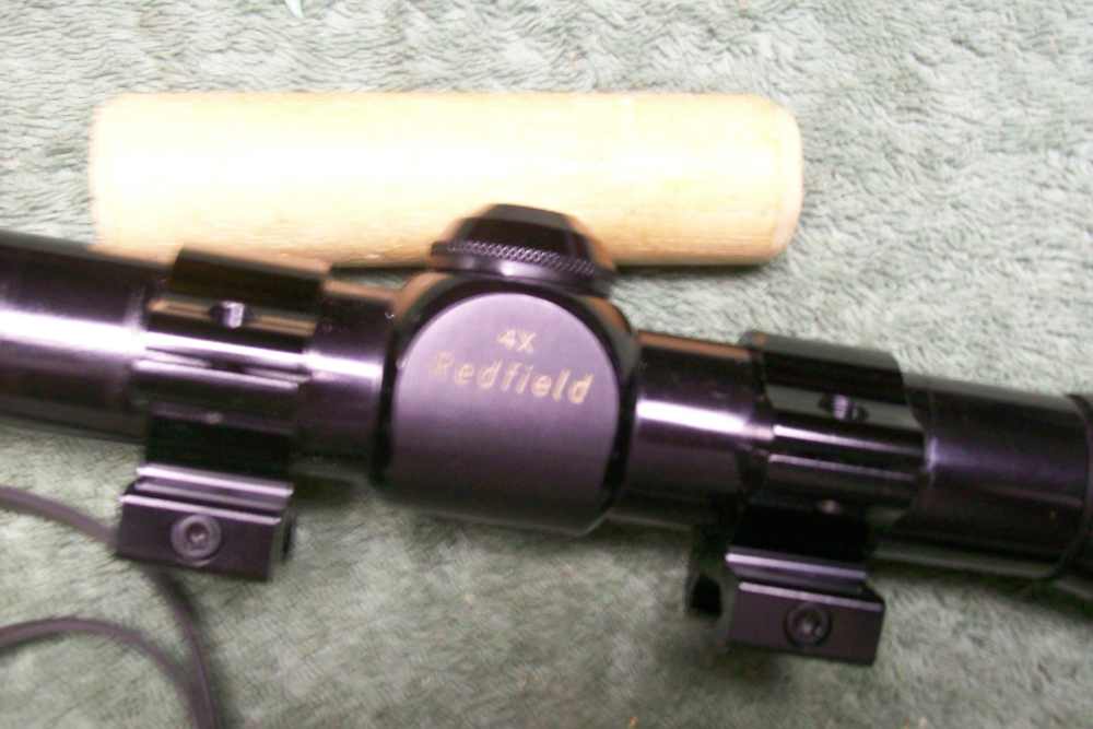 Redfield Fixed 4X Gloss Rifle Scope 1 inch Tube Payments-img-0