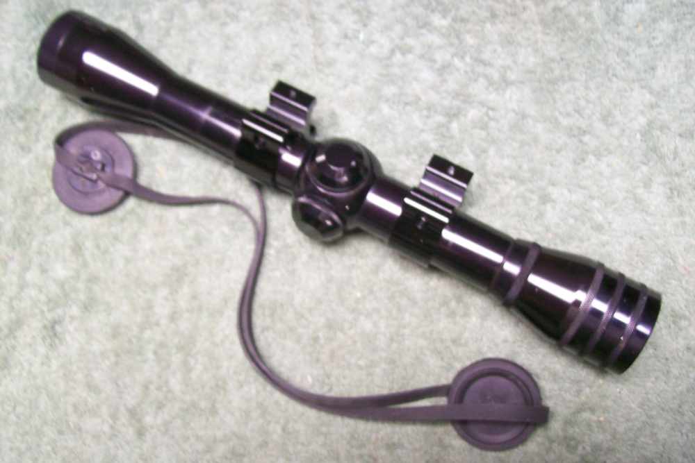 Redfield Fixed 4X Gloss Rifle Scope 1 inch Tube Payments-img-4
