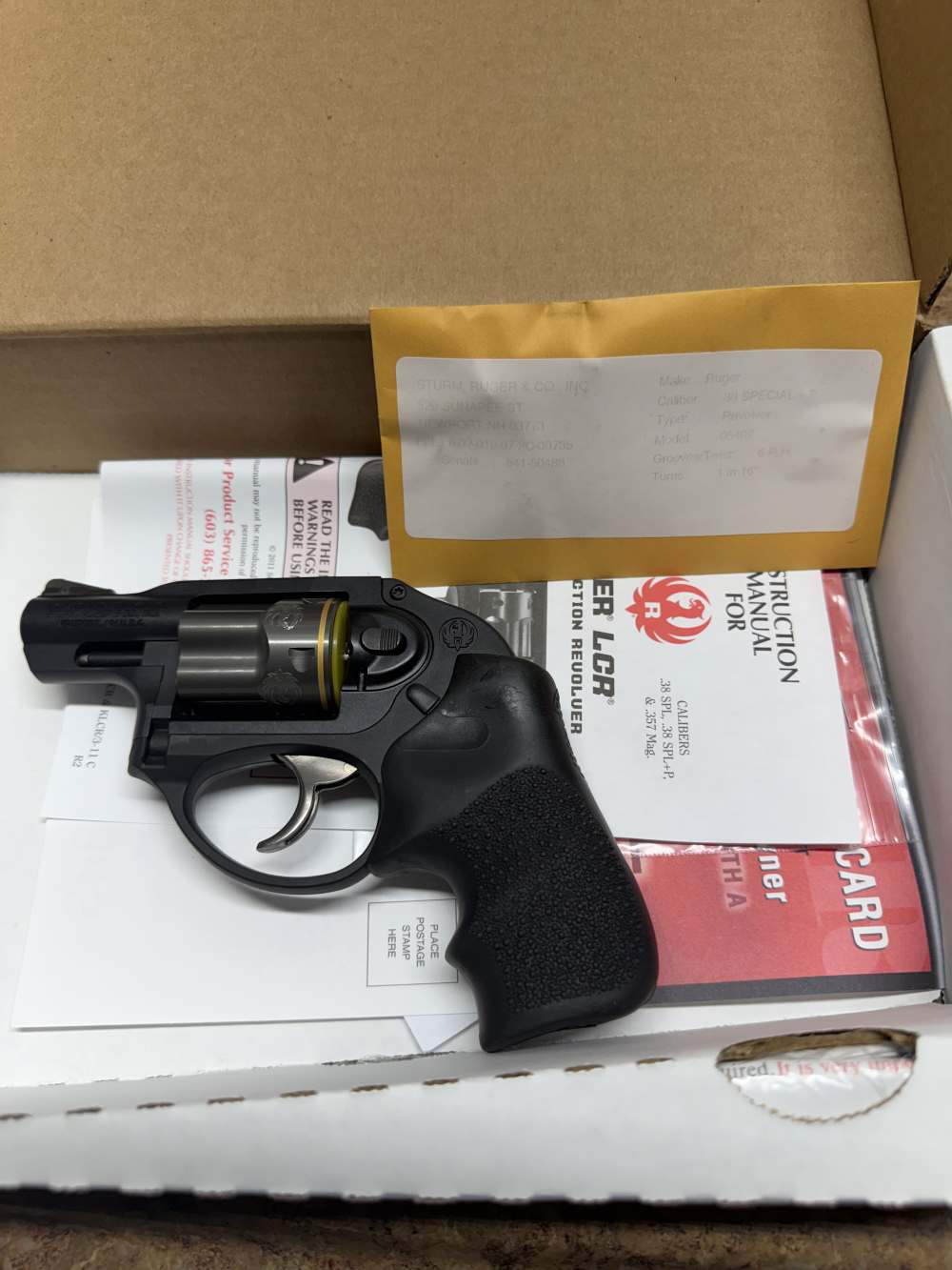 RUGER LCR DELUXE GOLD 1 of 1500 38SPL+P NEW IN BOX bought in 2011-img-11