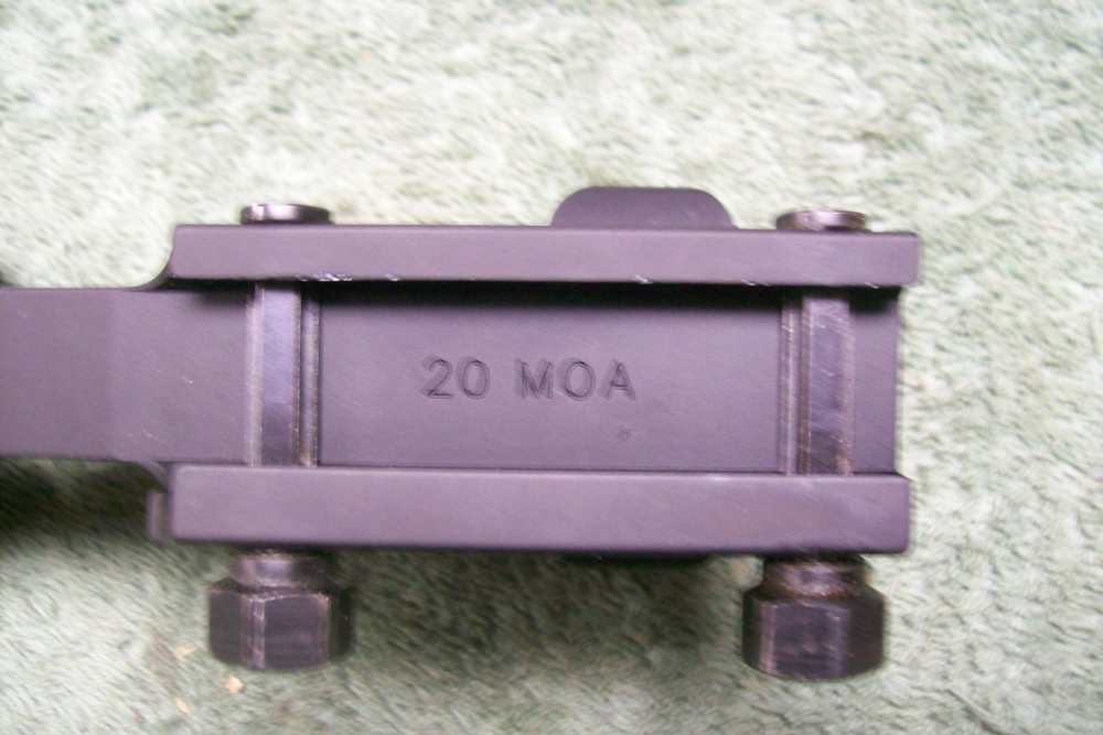Tactical 20 MOA Extended Cantilever Steel Mount Rings-img-3