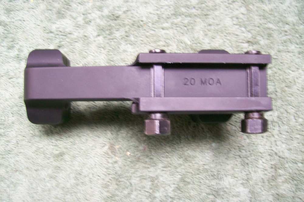 Tactical 20 MOA Extended Cantilever Steel Mount Rings-img-2
