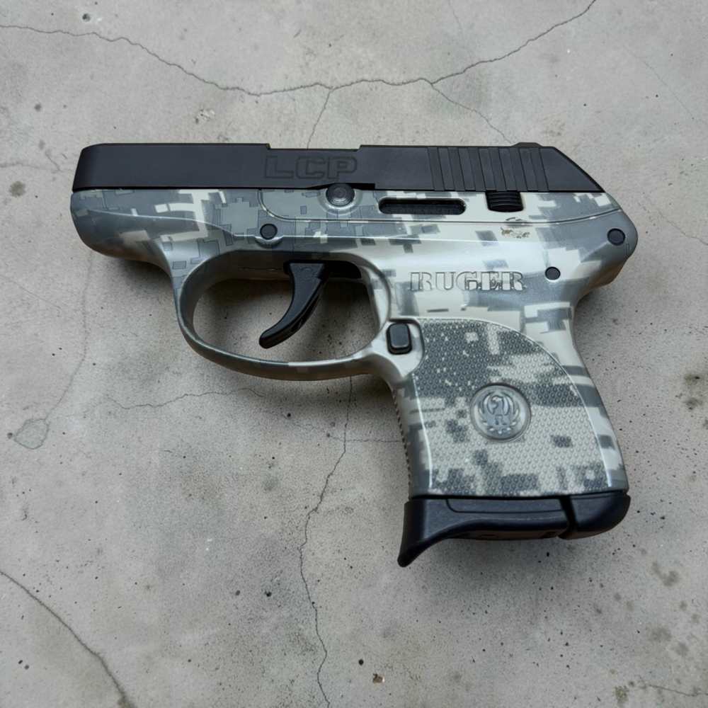 RUGER LCP ARMY .380 ACP HIGH POLISH BLUE NEW in box bought in 2014-img-0