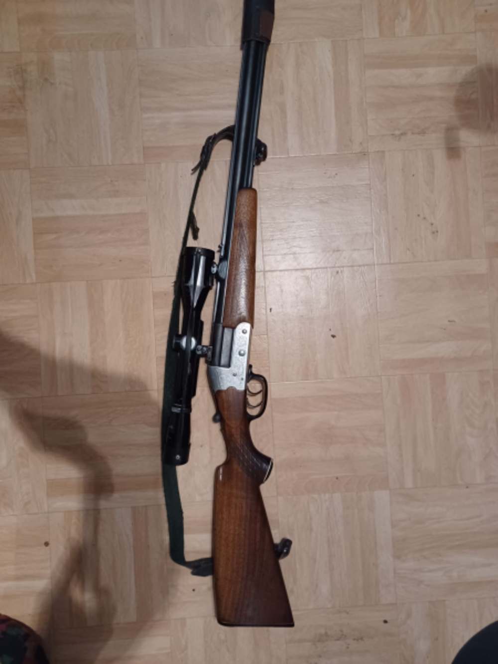 HEYM O/U Rifle/Shotgun Combo, .222 REM MAG 16/70ga, Engraved, Scope-img-23