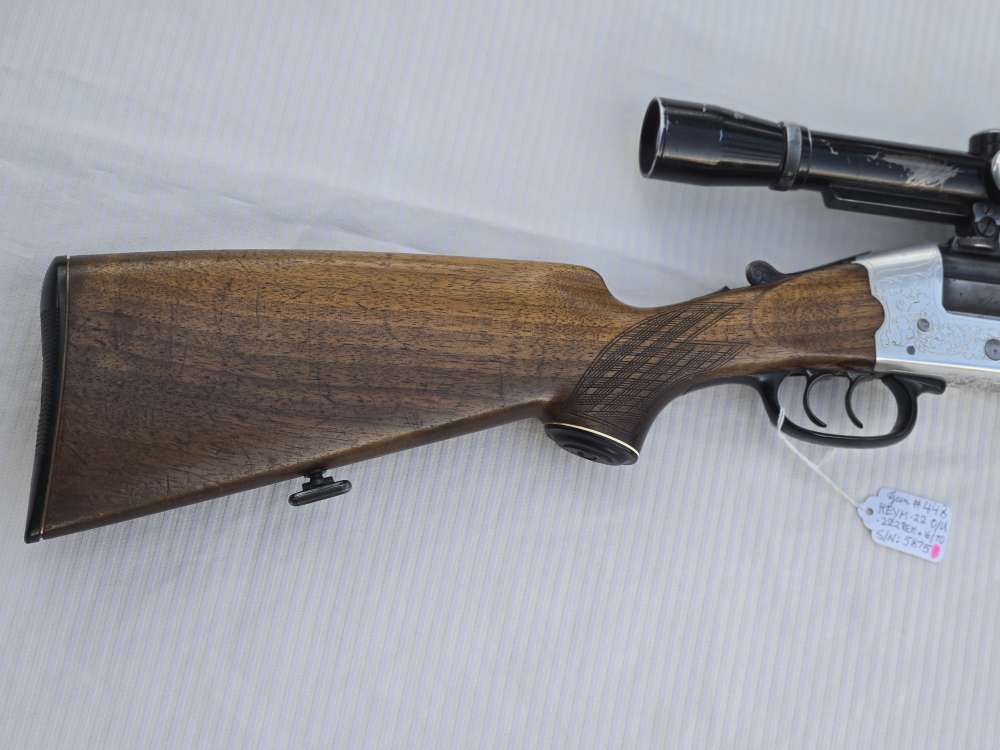 HEYM O/U Rifle/Shotgun Combo, .222 REM MAG 16/70ga, Engraved, Scope-img-2