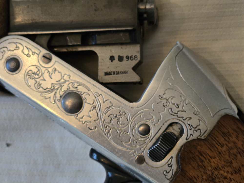 HEYM O/U Rifle/Shotgun Combo, .222 REM MAG 16/70ga, Engraved, Scope-img-10