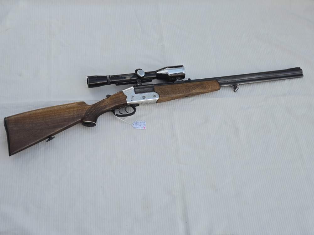 HEYM O/U Rifle/Shotgun Combo, .222 REM MAG 16/70ga, Engraved, Scope-img-0