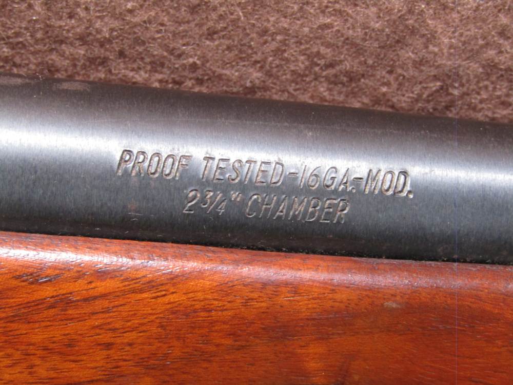 JC Higgins 583-1100 16 Ga 2 3/4" Tube Fed Bolt 26" Cyl Ck BRL GD Bore C&R-img-5