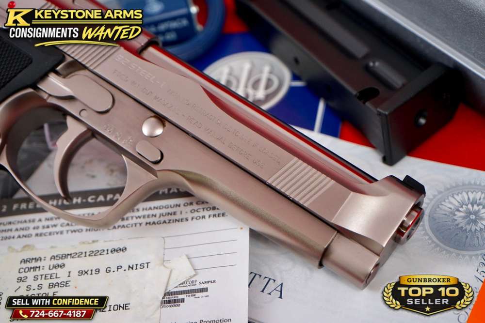 Italian Stallion Beretta 92 STEEL I 9mm 1 of 2500 Limited Edition NIB GRAIL-img-8